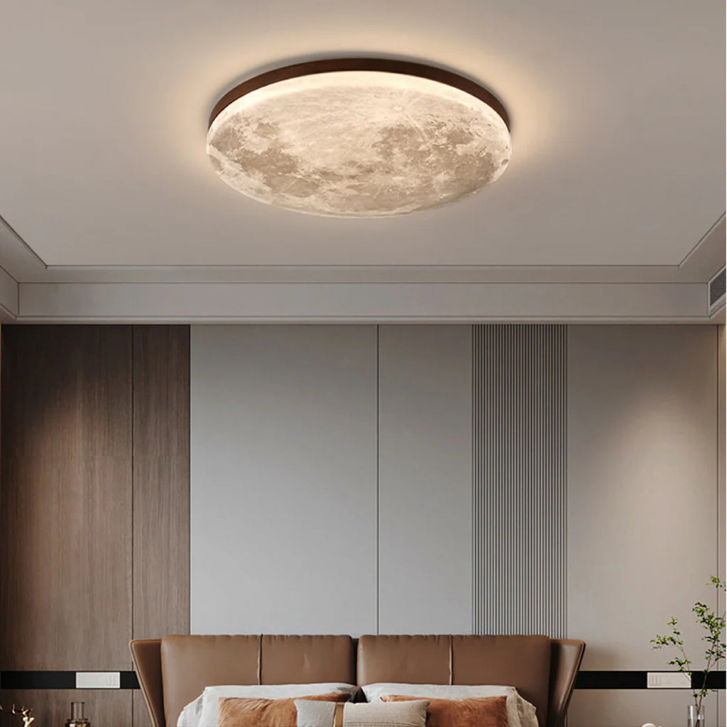 Dimmable Ceiling Lamp Moon Shape