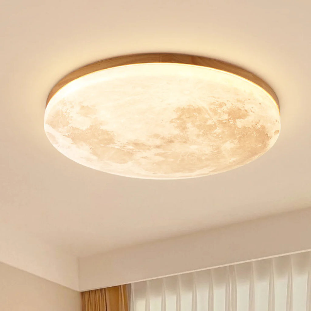 Dimmable Ceiling Lamp Moon Shape