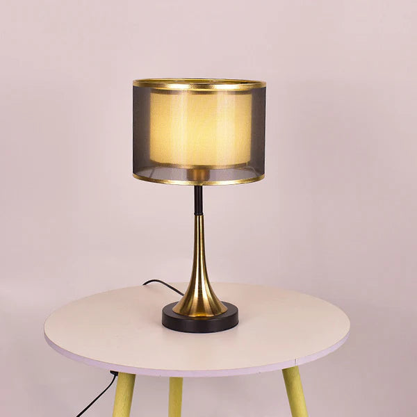Modern Gold Fabric Table Lamp