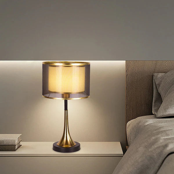 Modern Gold Fabric Table Lamp