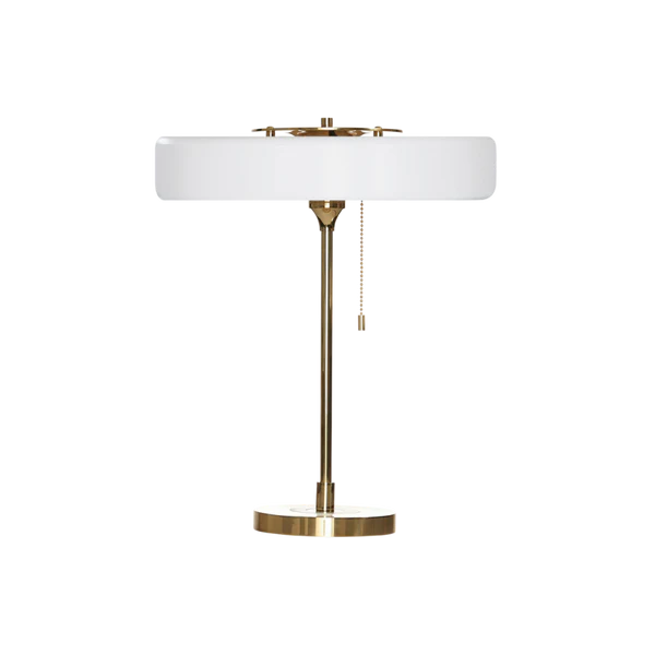 Table lamp with timeless design and soft lighting