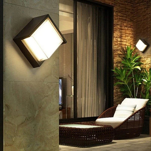 LED Outdoor Wall Lamp with Motion Sensor
