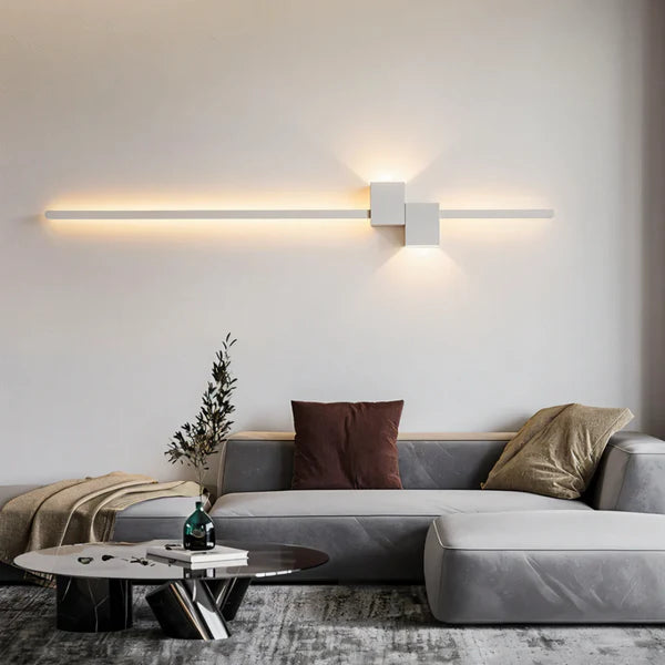 Minimalist Black LED Wall Lamp