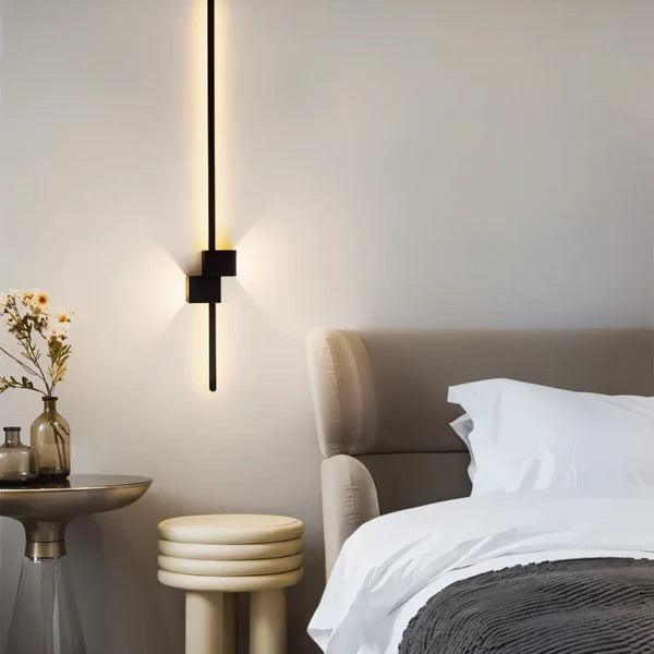 Minimalist Black LED Wall Lamp